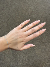 14Kt White Gold 1 Carat Lab Created Diamonds By Yard Bracelet 7''