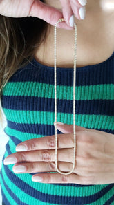 3.80 Ct Lab-Grown D VS Diamond Set Men's Tennis Necklace In 14k Yellow Gold