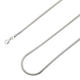925 Sterling Silver 2mm Snake Chain Necklace .925 Italy All Sizes, 16''-30''