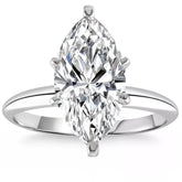Certified 1 - 5 CT E/VS1 Marquise Solitaire Diamond Engagement Ring Lab Grown
