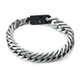 8.5'' 316L Stainless Steel 12mm Silver Miami Cuban Link Chain Bracelet