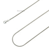 Solid Sterling Silver Italian Snake Chain Necklace REAL 925 1.6mm Italy