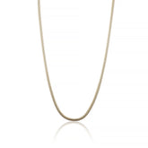 925 Sterling Silver 14k Gold-Plated 3.5mm Snake Chain Necklace All Sizes - Italy