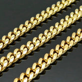 14K Gold Plated 925 Sterling Silver Miami Cuban Chain