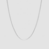 ITALY Solid 925 Sterling Silver Franco Chain Necklace 1.5mm Unisex ALL Sizes