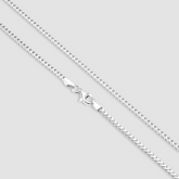 ITALY Solid 925 Sterling Silver Franco Chain Necklace 2.5mm Unisex ALL Sizes