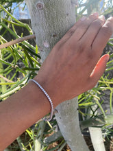 6.00 Ct TW Round Diamond 7" Tennis Bracelet 14k White Gold Lab Grown D/VS