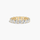 5.00 Carats Lab Grown Eternity Band Diamond D/F VS 14k Yellow Gold