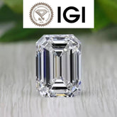 Emerald 1-5 Carat IGI Certified Loose Lab Grown CVD Diamond G Color VS1 clarity