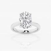 IGI Certified 2.00-5.00 CT E VS1 Lab Grown Oval Cut Diamond Engagement Ring 14k