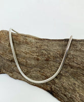 3.5MM Solid 925 Sterling Silver Italian ROUND SNAKE Chain Necklace Made In Italy