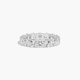5.00 Carats Lab Grown Eternity Band Diamond D/F VS 14k White Gold
