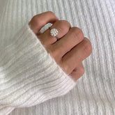 2.50 Ct F VS1 Round Cut Lab Grown Diamond Solitaire Engagement Ring 14k Gold