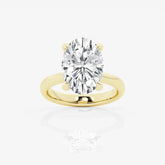 IGI Certified 2.00-5.00 CT E VS1 Lab Grown Oval Cut Diamond Engagement Ring 14k