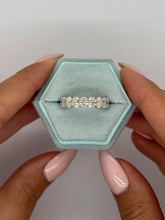 4.00 Ct D VS1 Oval Cut Eternity Band Lab Grown Diamond Ring 14 Gold