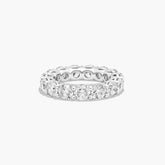 6.00 Carats Lab Grown Eternity Band Diamond D/F VS 14k White Gold