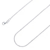 925 Sterling Silver 1.5mm Rolo Belcher Chain
