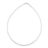 925 Sterling Silver 1.5mm Round Omega Chain