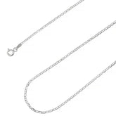 925 Sterling Silver 1.7mm Flat Mariner Gucci Chain