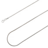 925 Sterling Silver 1.8mm Popcorn Coreana Chain