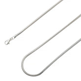 925 Sterling Silver 2.5mm Round Snake Chain