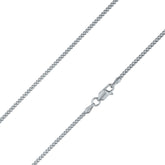 925 Sterling Silver 2mm Miami Cuban Rhodium Chain