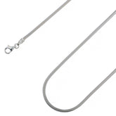 925 Sterling Silver 2mm Round Snake Chain