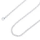 925 Sterling Silver 3.2mm Rolo Belcher Chain