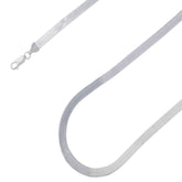 925 Sterling Silver 3.5mm Solid Herringbone Silver Chain