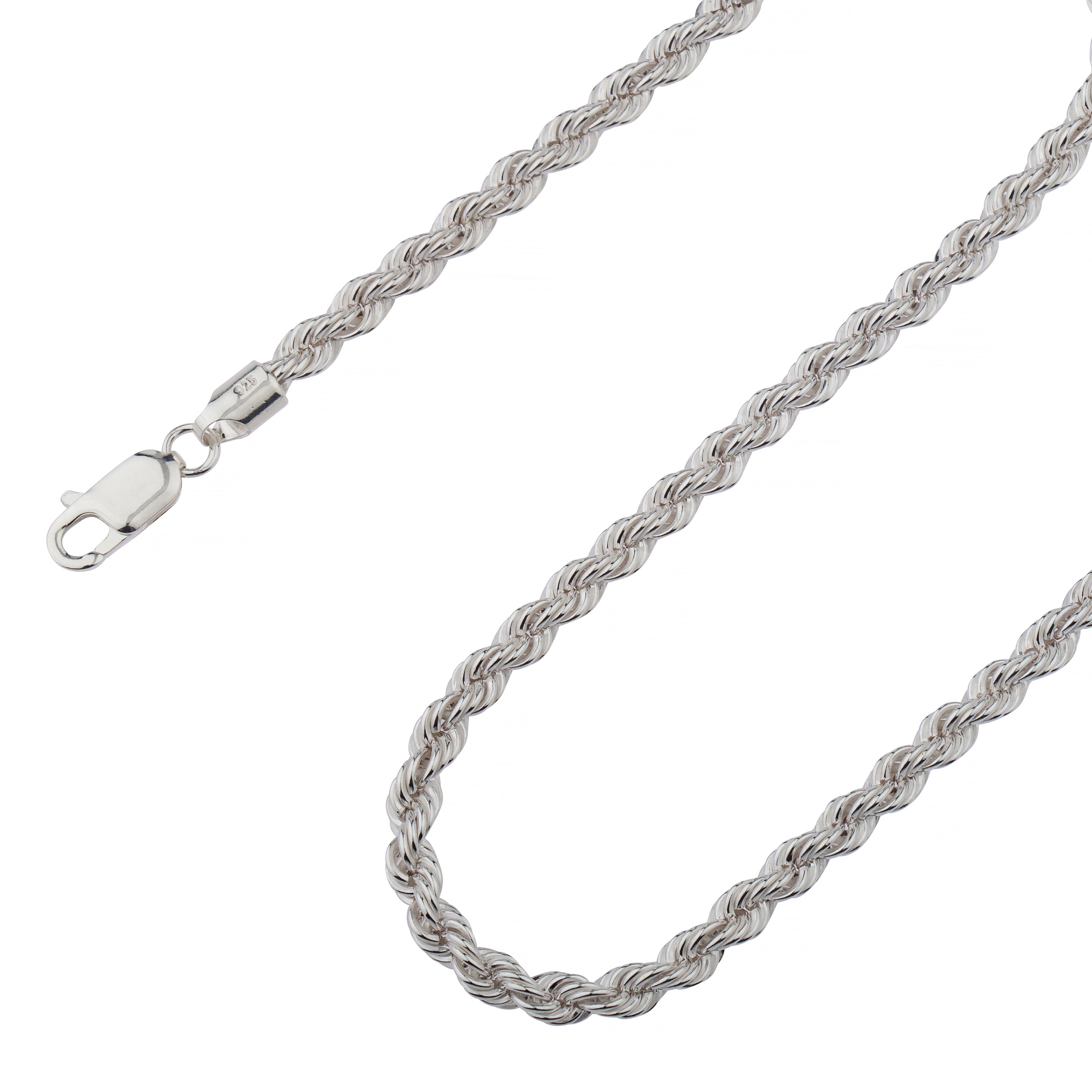 925 sterling silver rope chain online