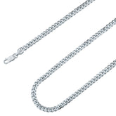 925 Sterling Silver 5mm Miami Cuban Rhodium Plated