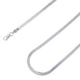 925 Sterling Silver 7mm Solid Herringbone Silver Chain