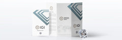 IGI CERTIFIED 2 Ct Real Lab Grown Diamond Studs Earrings in 14k White Gold EF/VS