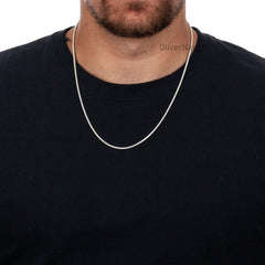 925 Italian 2.5mm Snake Chain Necklace - Round Snake