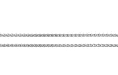 925 Sterling Silver 1mm Spiga Wheat Chain Necklace Italy 16"-30" Italy