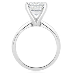 Certified 1 - 5 CT E/VS1 Emerald Cut Solitaire Diamond Engagement Ring Lab Grown