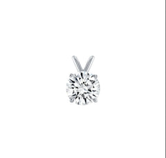 1.50 Carat D VVS2 Lab Grown Diamond Pendant IGI Certified