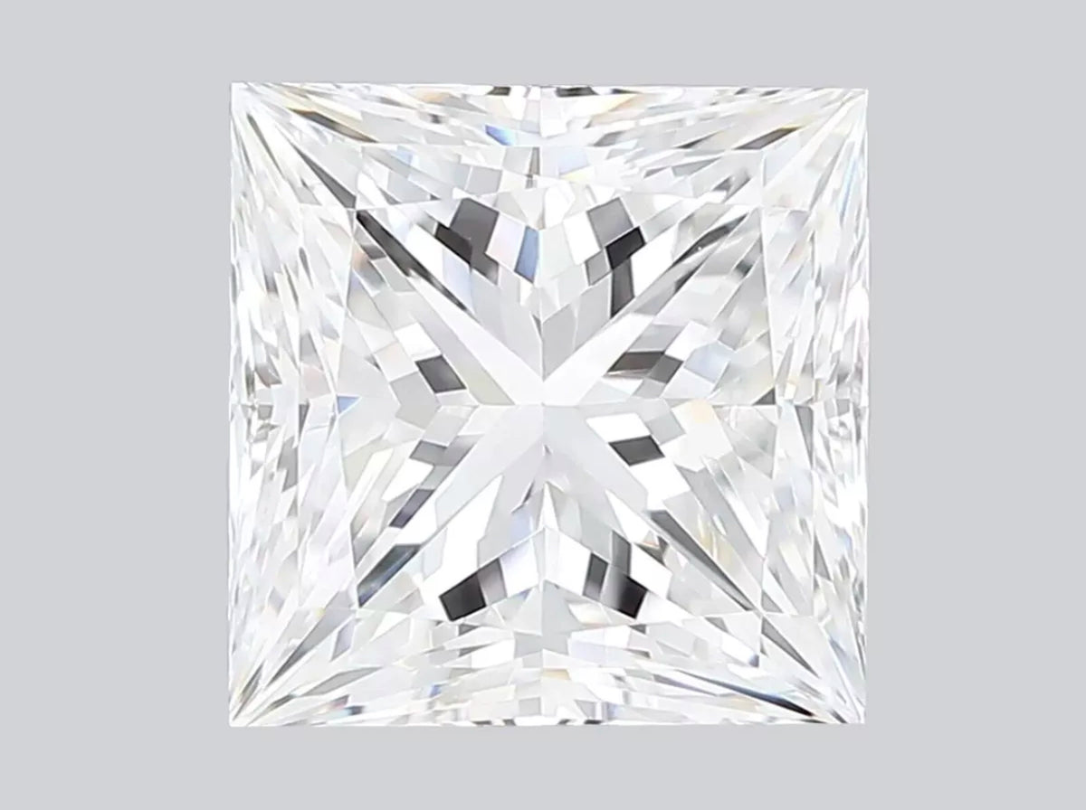 Lab Grown 3.00 Ct PRINCESS Cut IGI Certified CVD Diamond G Color VS2 Clarity