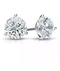 4.00 Carat E VVS2 IGI Certified Lab Grown Studs Martini Studs