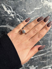 IGI Certified 4.00 Carat D VS1 Lab Grown Diamond Engagement Ring 14k White Gold
