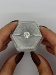 IGI Certified 4.00 Carat D VS1 Lab Grown Diamond Engagement Ring 14k White Gold