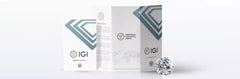 14K Gold Lab Grown Diamond Stud Earrings IGI Certified 5.00 Carat D VS1