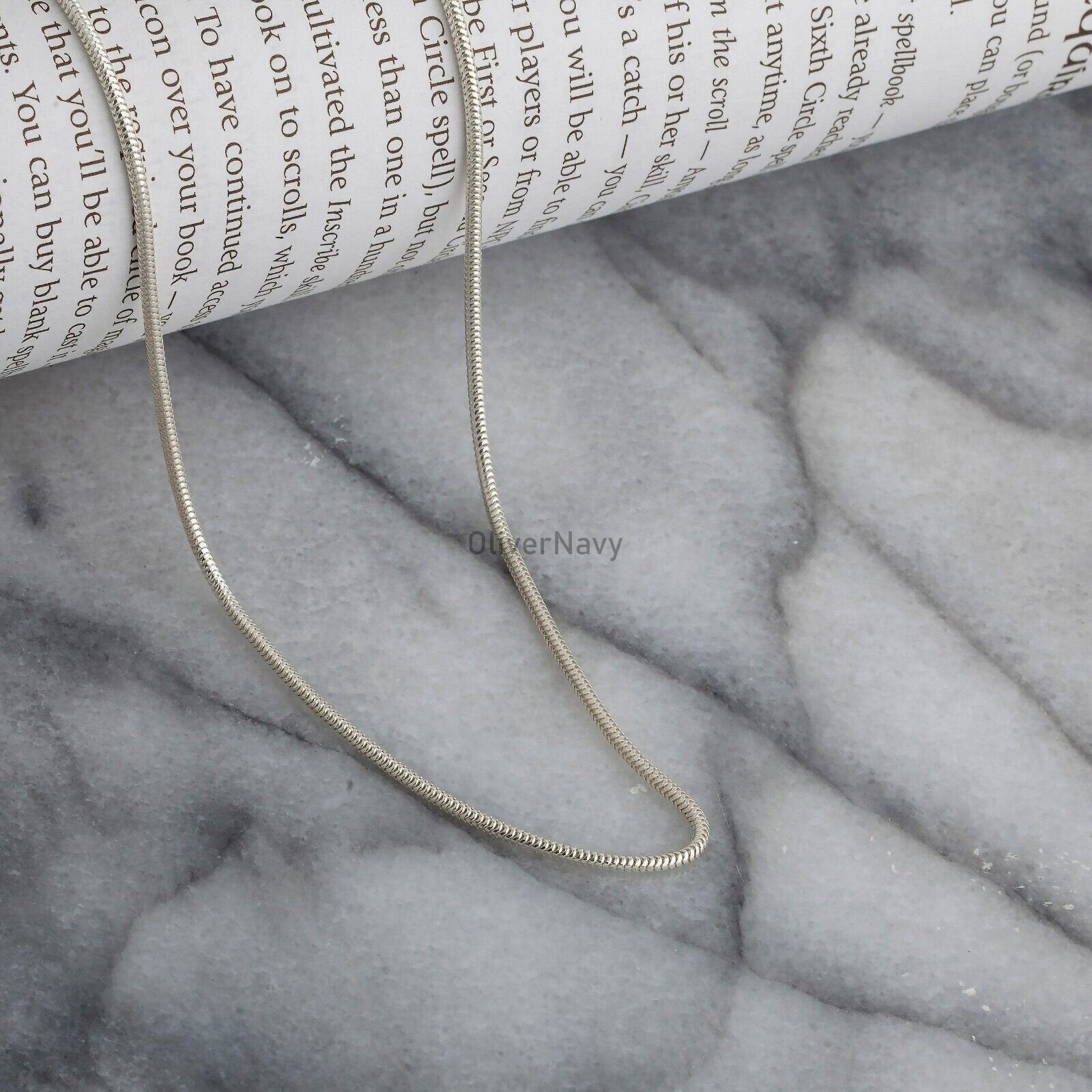 Snake Chain Necklace Italian