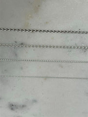 Sterling Silver SPIGA Wheat Chain Necklace