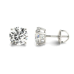 IGI Certified 8.00 Carat F VS1 Lab Grown Diamond Stud Earrings 14K Gold