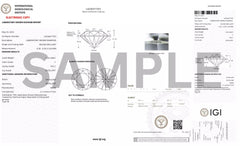 Lab Grown 1 Ct Round Cut E Color VS1 Clarity STONE IGI Certified CVD DIAMOND