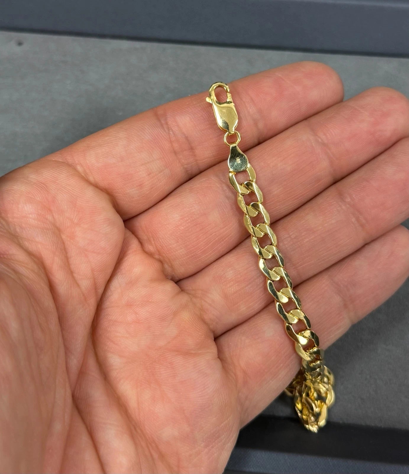 14K Yellow Gold Miami Cuban Link Bracelet