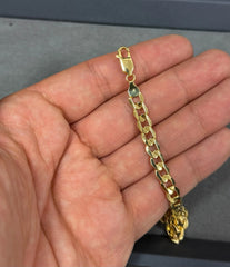 14K Yellow Gold Miami Cuban Link Bracelet