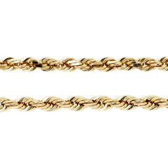 14K Solid Yellow Gold Paperclip Gold Hoops 28mm