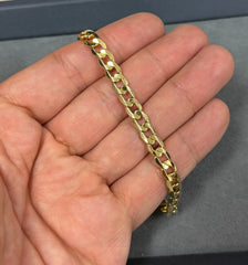 14K Yellow Gold Miami Cuban Link Bracelet